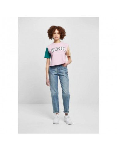 Karl Kani tshirt Serif Crop Block Tee W 6130859