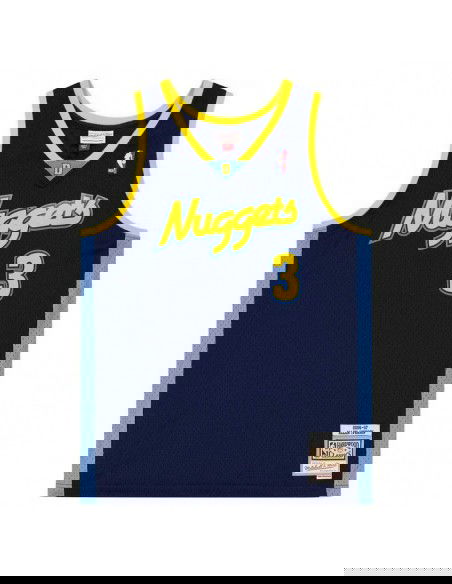 Mitchell Ness NBA Swingman Denver Nuggets Allen Iverson Tshirt SMJY4205DNU06AIVASBL