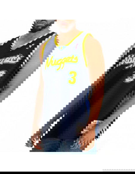Mitchell Ness NBA Swingman Denver Nuggets Allen Iverson Tshirt SMJY4205DNU06AIVASBL