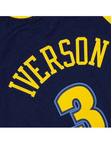 Mitchell Ness NBA Swingman Denver Nuggets Allen Iverson Tshirt SMJY4205DNU06AIVASBL