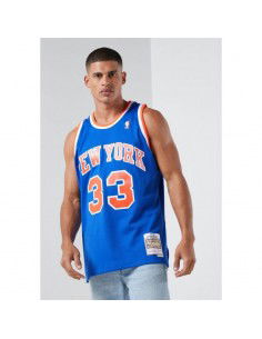 Mitchell & Ness New York Knicks SMJYGS18186-NYKROYA91PEW Ανδρική Φανέλα Μπάσκετ Patrick Ewing 2