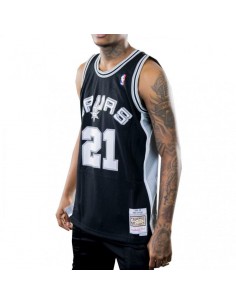Mitchell & Ness Swingman SMJYGS18208-SASBLCK98TDU Ανδρική Φανέλα Εμφάνισης Μπάσκετ