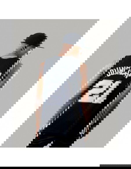 Mitchell Ness NBA Swingman San Antonio Spurs Tim Duncan TShirt SMJYGS18208SASBLCK98TDU