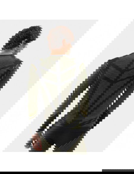 4F 4FAW23USEAM105-20S Ανδρική Ισοθερμική Κοντομάνικη Μπλούζα Πολύχρωμη