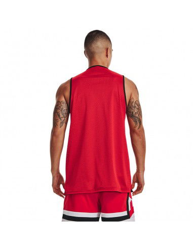 Under Armour Baseline Reversible Ανδρική Μπλούζα Αμάνικη Κόκκινη 1377310-600