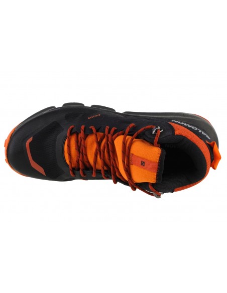 Salomon Predict Hike Mid GTX L41736800 Ανδρικά Ορειβατικά Μποτάκια Αδιάβροχα με Μεμβράνη Gore-Tex Black / Burnt Ocher