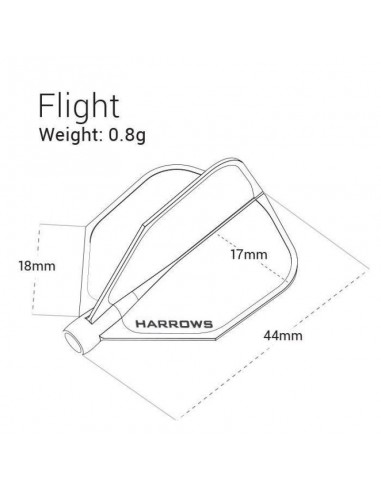 Harrows Clic Ουρές για Βελάκια HS-TNK-000013635