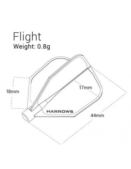 Harrows Clic Ουρές για Βελάκια HS-TNK-000013635