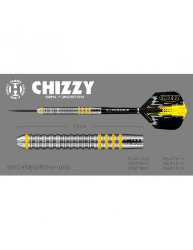 Harrows Chizzy Darts 80 Steeltip HSTNK000013896