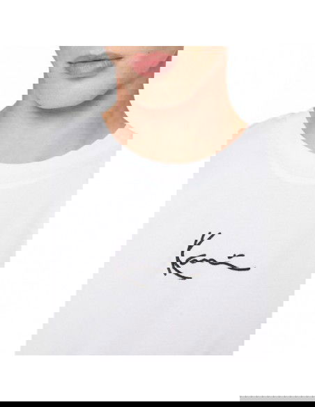 Karl Kani Small Signature Ανδρική Μπλούζα Αμάνικη Λευκό