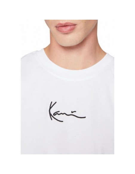 Karl Kani Small Signature Essential Ανδρικό T-shirt Κοντομάνικο Λευκό 6037451