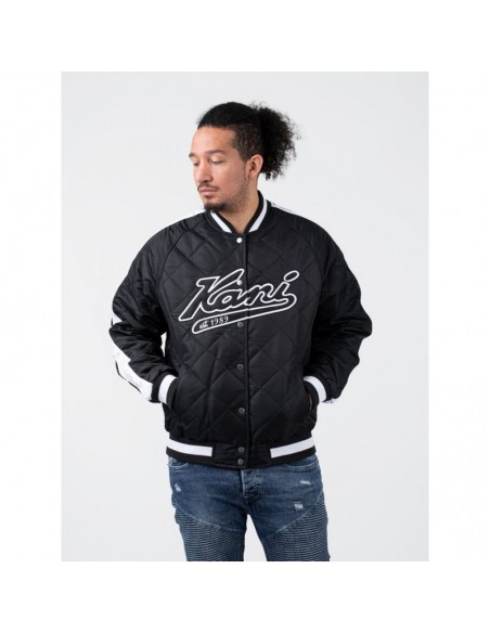 Karl Kani Ανδρικό Χειμωνιάτικο Μπουφάν Bomber Μαύρο 6085205