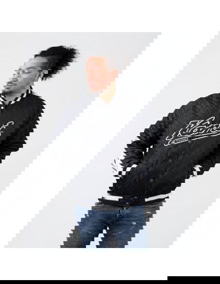 Karl Kani Ανδρικό Χειμωνιάτικο Μπουφάν Bomber Μαύρο 6085205