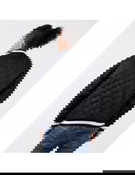 Karl Kani Ανδρικό Χειμωνιάτικο Μπουφάν Bomber Μαύρο 6085205