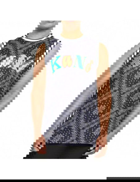 Karl Kani Woven Signature Paisley Basketball Tank M 6031440