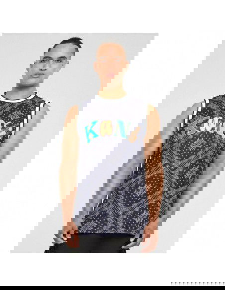 Karl Kani Woven Signature Ανδρική Αθλητική Μπλούζα Αμάνικη Πολύχρωμη 6031440