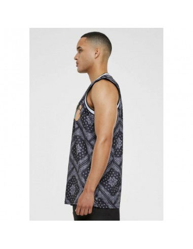 Karl Kani Woven Signature Paisley Basketball Tank M 6031440