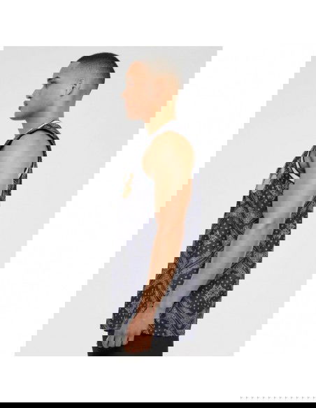 Karl Kani Woven Signature Ανδρική Αθλητική Μπλούζα Αμάνικη Πολύχρωμη 6031440