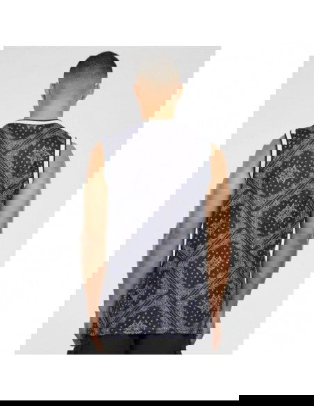 Karl Kani Woven Signature Ανδρική Αθλητική Μπλούζα Αμάνικη Πολύχρωμη 6031440