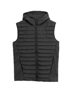 4F Αμάνικο Ανδρικό Μπουφάν Puffer Μαύρο 4FAW23TVESM063-20S