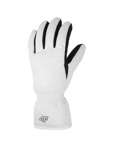 4F 4FWAW23AFGLF106-10S Γυναικεία Γάντια Σκι & Snowboard Λευκά