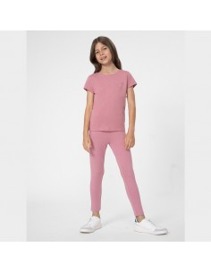 4F Παιδικό Κολάν Αθλητικό Μακρύ Ροζ 4FJSS23TTIGF038-54S