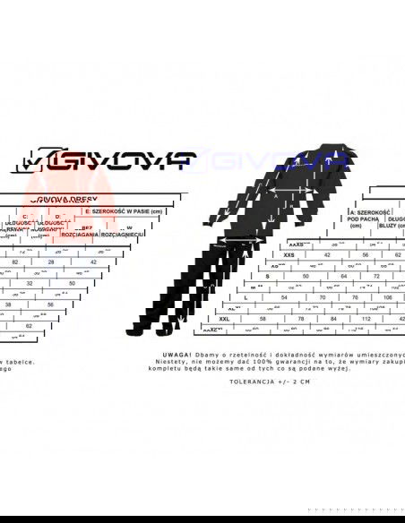 Givova Tuta Visa Σετ Φόρμας με Λάστιχο Navy Μπλε TR018-0403