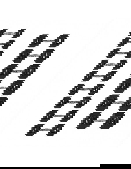HMS Hex Pro 17-66-132 Βαράκι Εξάγωνο Λαστιχένιο 1 x 55kg