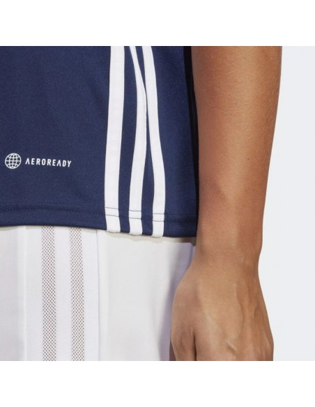 Adidas Γυναικεία Αθλητική Μπλούζα Κοντομάνικη Navy Μπλε H44531