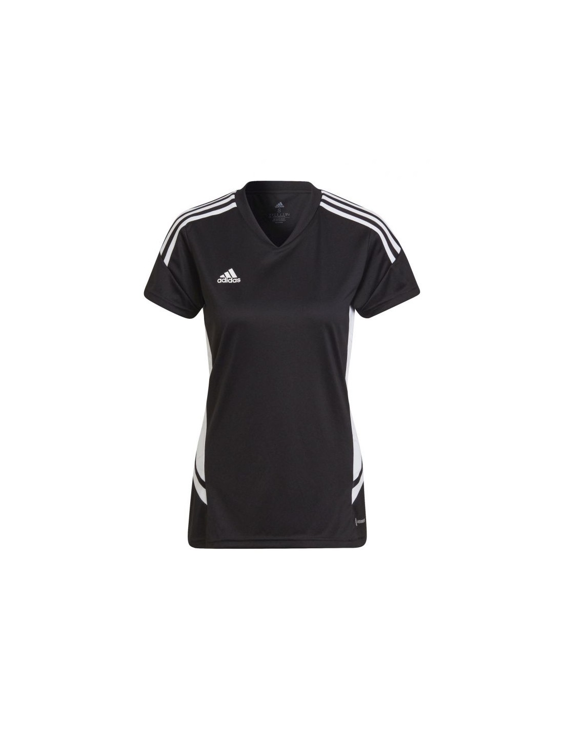 ADIDAS PERFORMANCE Adidas Condivo 22 Γυναικείο Αθλητικό T-shirt Fast Drying με V Λαιμόκοψη Μαύρο H21258