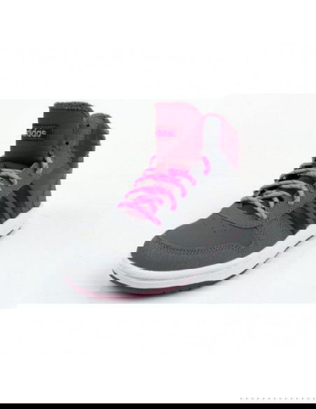 Adidas Αθλητικά Παιδικά Παπούτσια Μπάσκετ Hoops 2 GZ7796 Grey Five / Core Black / Screaming Pink