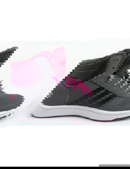 Adidas Αθλητικά Παιδικά Παπούτσια Μπάσκετ Hoops 2 GZ7796 Grey Five / Core Black / Screaming Pink
