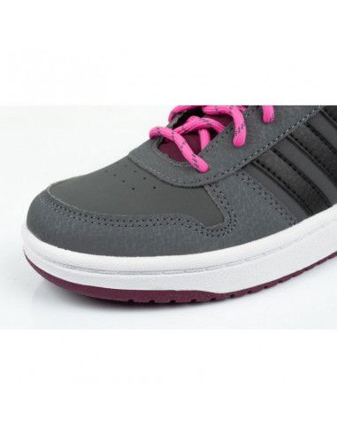 Adidas Αθλητικά Παιδικά Παπούτσια Μπάσκετ Hoops 2 GZ7796 Grey Five / Core Black / Screaming Pink