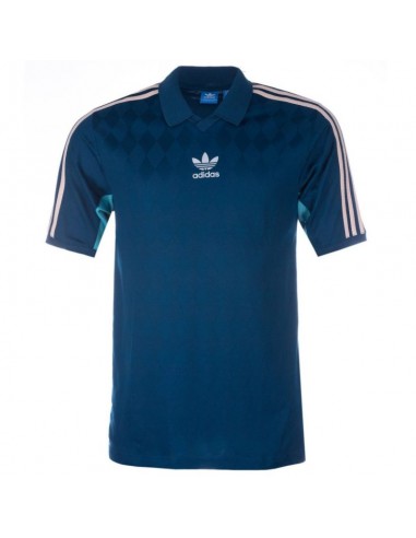 Adidas Jersey Ανδρική Μπλούζα Κοντομάνικη Navy Μπλε AJ7865