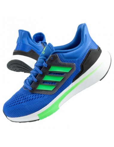 Adidas EQ21 Run H00513 Ανδρικά Αθλητικά Παπούτσια Running Sonic Ink / Screaming Green / Core Black