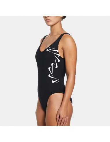 Nike logo swimsuit best sale