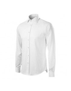 Malfini Ανδρικό Πουκάμισο Μακρυμάνικo white MLI-26400