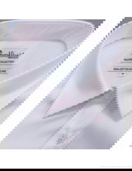 Malfini Ανδρικό Πουκάμισο Μακρυμάνικo white MLI-26400
