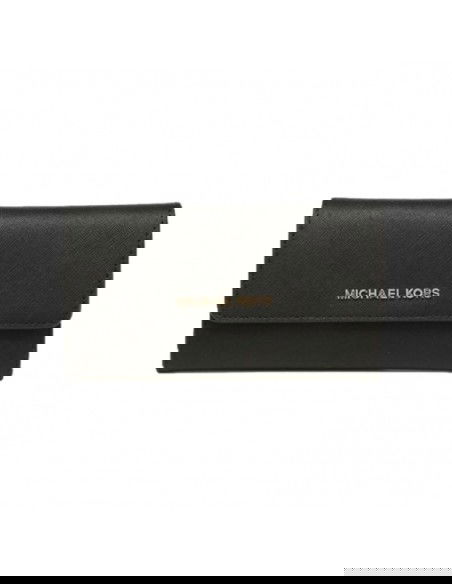 Michael Kors Jet Set Γυναικείο Πορτοφόλι Μαύρο 35S8GTVF7L