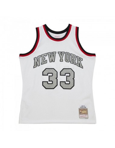 Mitchell Ness NBA Cracked Cement Swingman Jersey Knicks 1991 Patrick Ewing M TFSM5934NYK91PEWWHIT