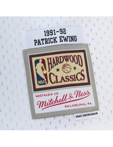 Mitchell Ness NBA Cracked Cement Swingman Jersey Knicks 1991 Patrick Ewing M TFSM5934NYK91PEWWHIT