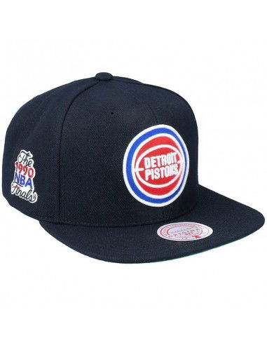 Mitchell Ness NBA Detroit Pistons Top Spot Snapback Hwc Pistons Cap HHSS2976DPIYYPPPBLCK