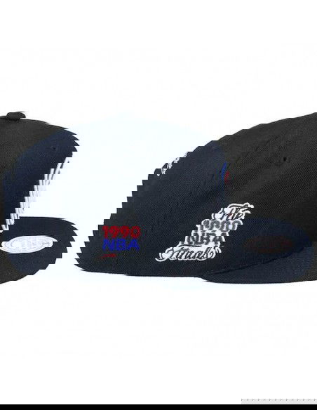 Mitchell & Ness Jockey με Ίσιο Γείσο Μαύρο HHSS2976-DPIYYPPPBLCK