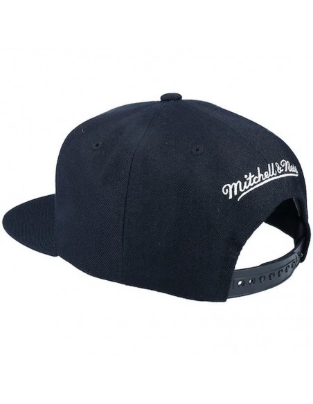 Mitchell & Ness Jockey με Ίσιο Γείσο Μαύρο HHSS2976-DPIYYPPPBLCK