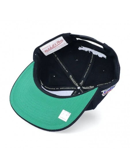 Mitchell & Ness Jockey με Ίσιο Γείσο Μαύρο HHSS2976-DPIYYPPPBLCK