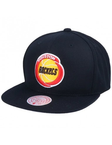 Mitchell Ness NBA Houston Rockets Top Spot Snapback Hwc Rockets Cap HHSS2976HROYYPPPBLCK