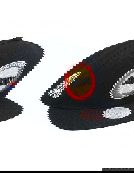 Mitchell Ness NBA Houston Rockets Top Spot Snapback Hwc Rockets Cap HHSS2976HROYYPPPBLCK