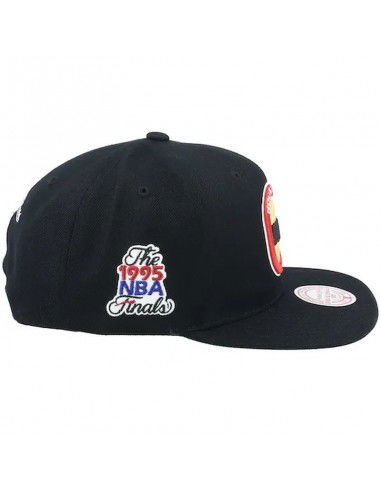 Mitchell & Ness Jockey με Ίσιο Γείσο Μαύρο HHSS2976-HROYYPPPBLCK