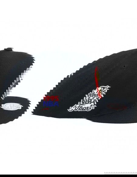 Mitchell & Ness Jockey με Ίσιο Γείσο Μαύρο HHSS2976-HROYYPPPBLCK