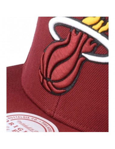 Mitchell Ness NBA Miami Heat Top Spot Snapback Hwc Heat HHSS3256MHEYYPPPMARO